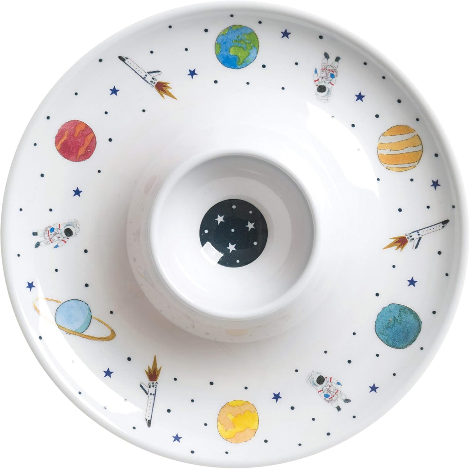Sophie Allport Space Childrens Melamine Egg Cup Saucer Amazon.co.uk Kitchen & Home