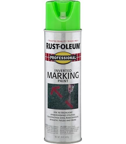 Rust-Oleum Professional 2X Inverted Marking Fluorescent Green