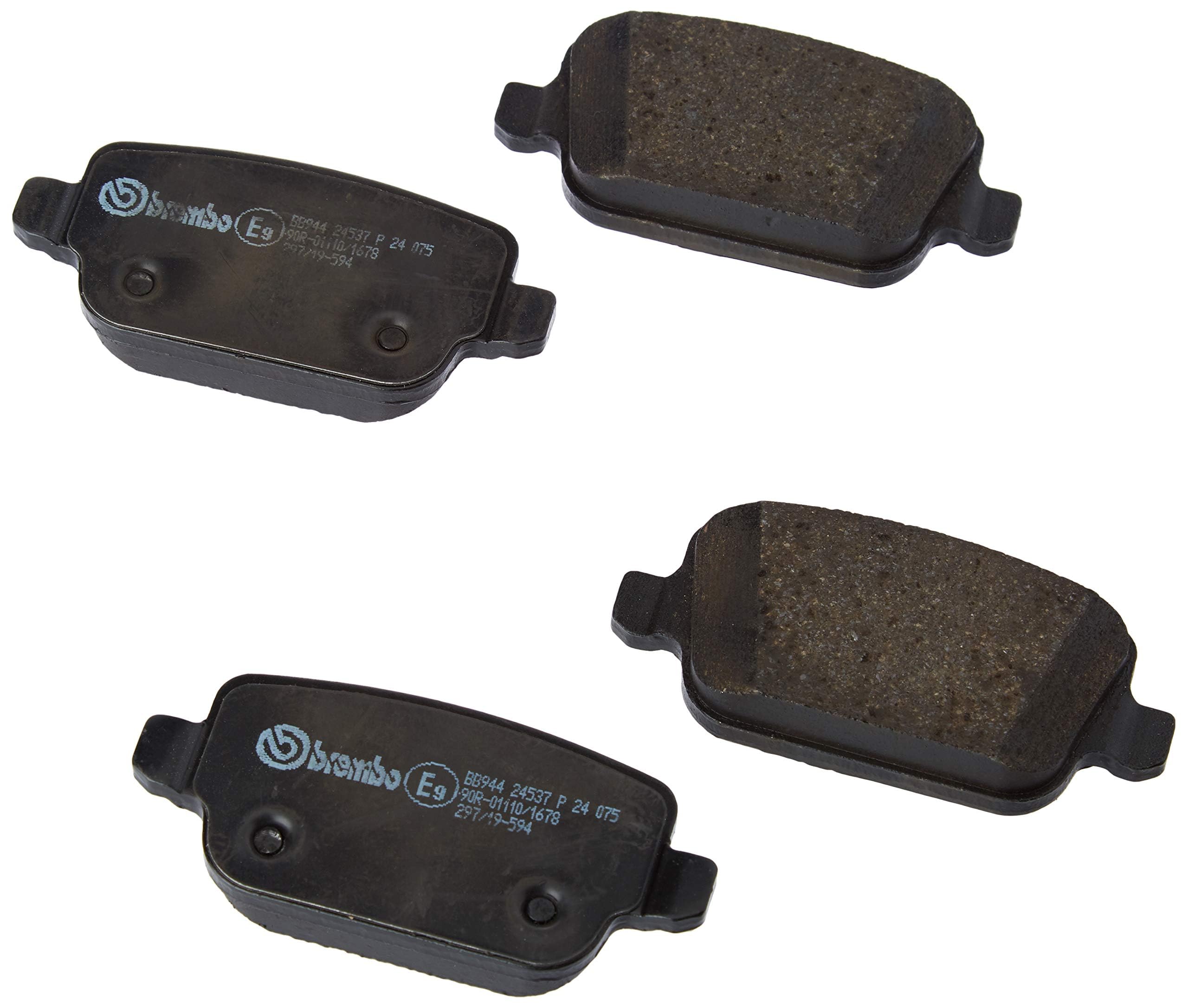 Brembo P24075 Rear Disc Brake Pad - Set of 4