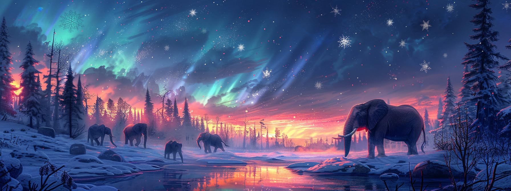 Ginfonr 5D DIY Diamond Painting by Number Kits Aurora Stars Full Drill, Starry Sky Paint with Diamonds Art Space Rhinestone Cross Stitch Craft Decor (10x14 inch, 2 Pack)