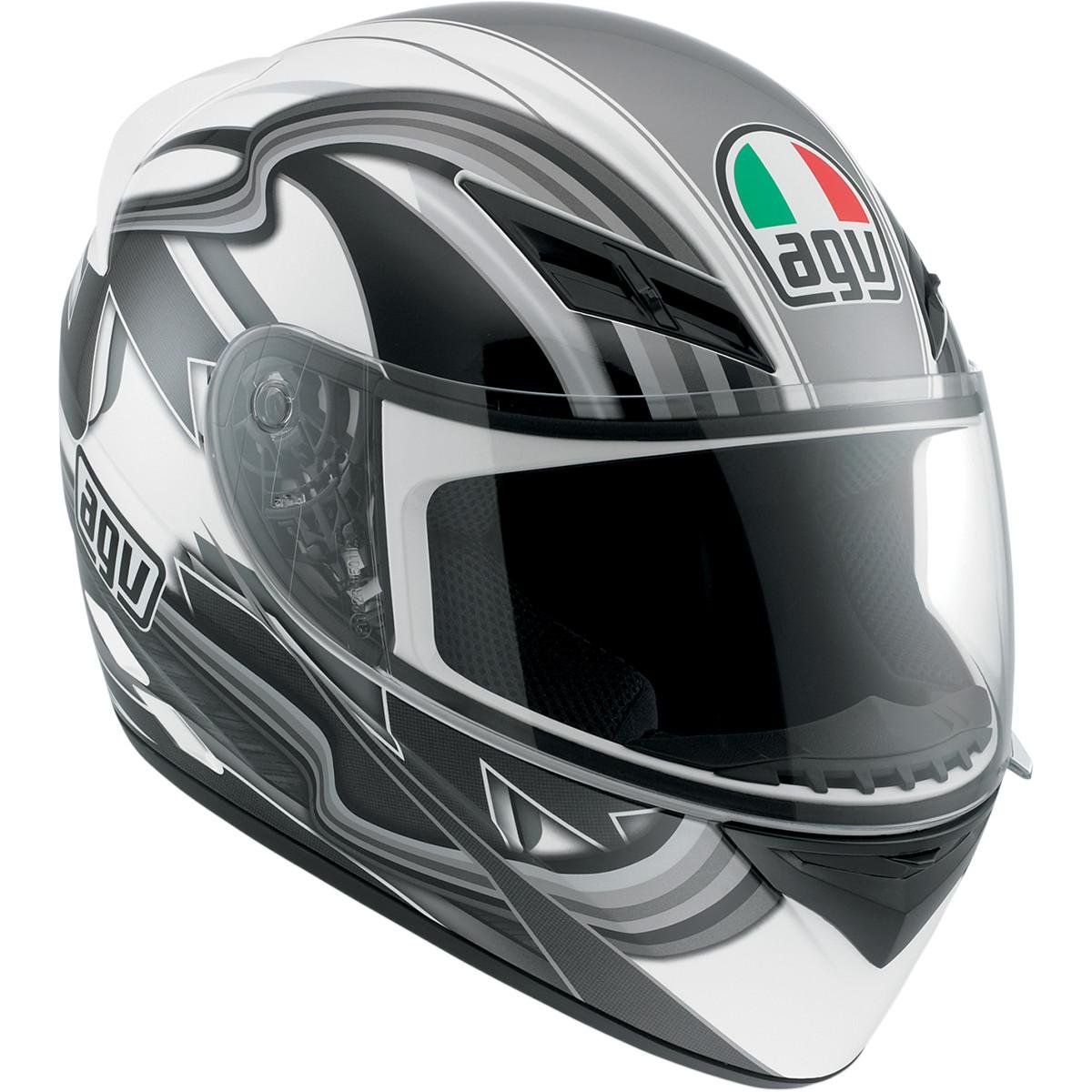 agv k3 chicane Agv K3 Chicane Helmet Large White Gunmetal