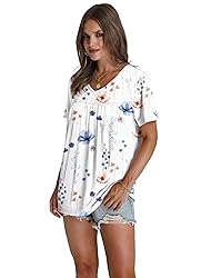 WEESO Womens Summer Tops 2025 Short Sleeve T Shirts