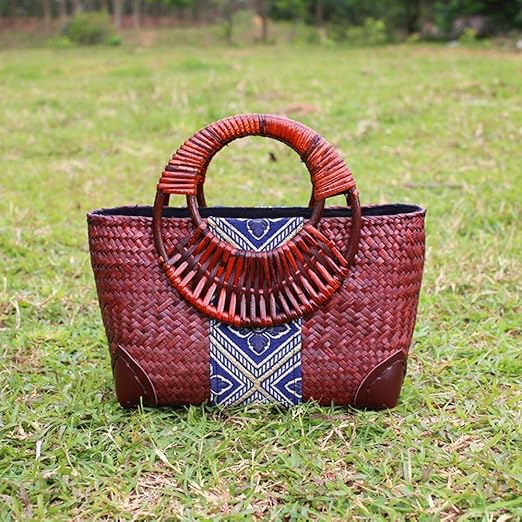 vintage woven bag