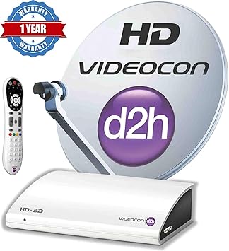 Videocon d2h SD (Normal Box) Set Top Box with 1 Month Gold Combo Pack Free