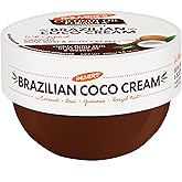 Palmer's Coconut Oil Formula Brazilian Coco Cream with Vitamin E, 8.8 Fl Oz, Whipped Bum, Bust & Body Cream, Helps with Skin Tightening & Firming