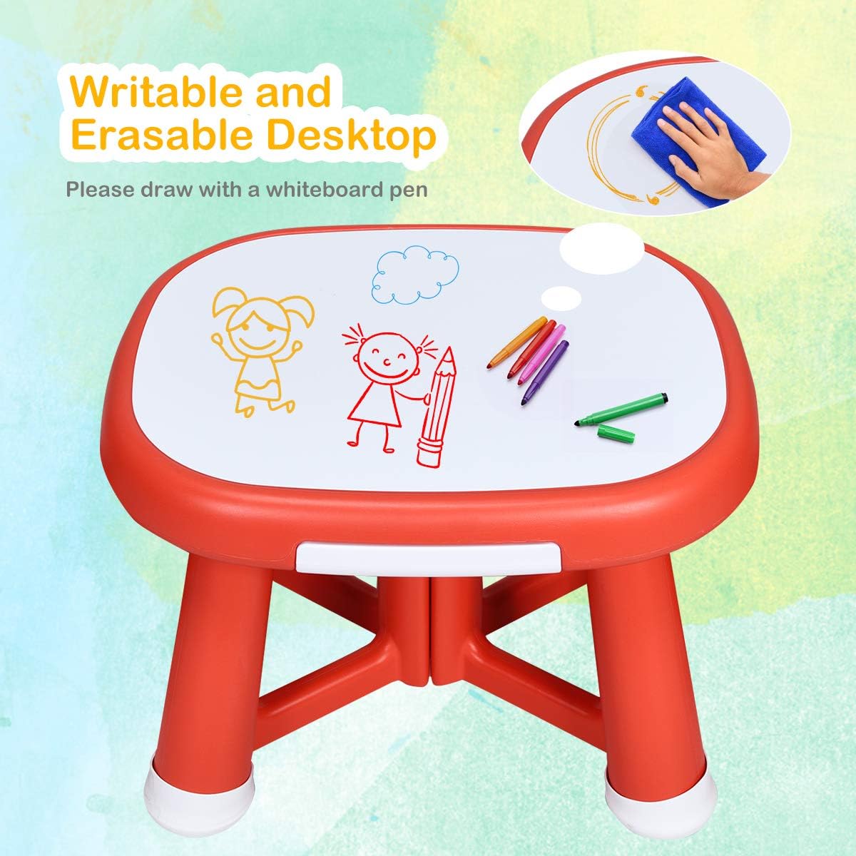 costway kids table and chairs