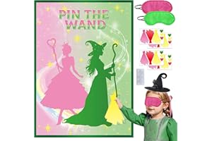 Wicked Party Decor Wicked Birthday Decor - Pin The Broom Pin The Tail Game Kids Party Games Birthday Games for Kids Witch Pos