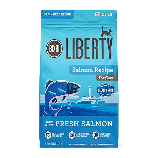 LIBERTY DRY FOOD SALMON RECIPE FOR CATS, 3LB