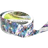 OFFO Bird Scare Tape, 430 Feet x 1 in Dual-Sided Bird Reflective Tape for Outside, Keep Birds Away from Trees, Garden, Farms, Orchard or Courtyard