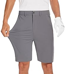 JWM Mens 9" Stretch Golf Shorts - Lightweight