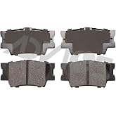 AD1212 OEM ADVICS Ultra-Premium Ceramic Disc Brake Pad Set - Compatible with Select Lexus ES300h, ES350, HS250h; Pontiac Vibe; Toyota Avalon, Camry, Matrix, RAV4; REAR