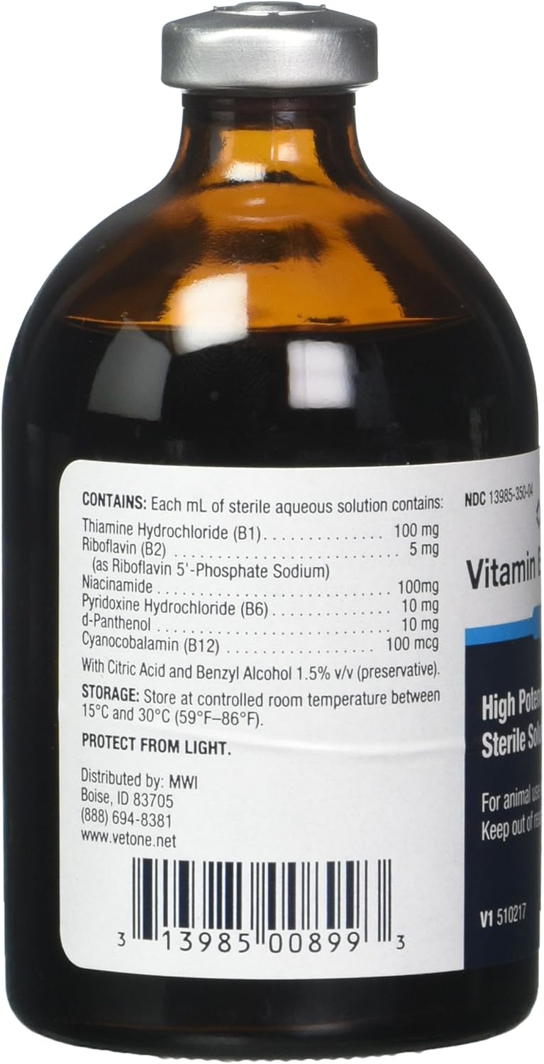 Vet One Vitamin B Complex High Potency for Cattle Swine & Sheep
