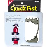 3" Quick Fist Clamp for mounting tools &amp; equipment (Size: 2-3/4 Inch To 3-1/4 Inch Clamping Diameter; 4-1/2 Inch x 1-1/4 Inch Mounting Area), Black
