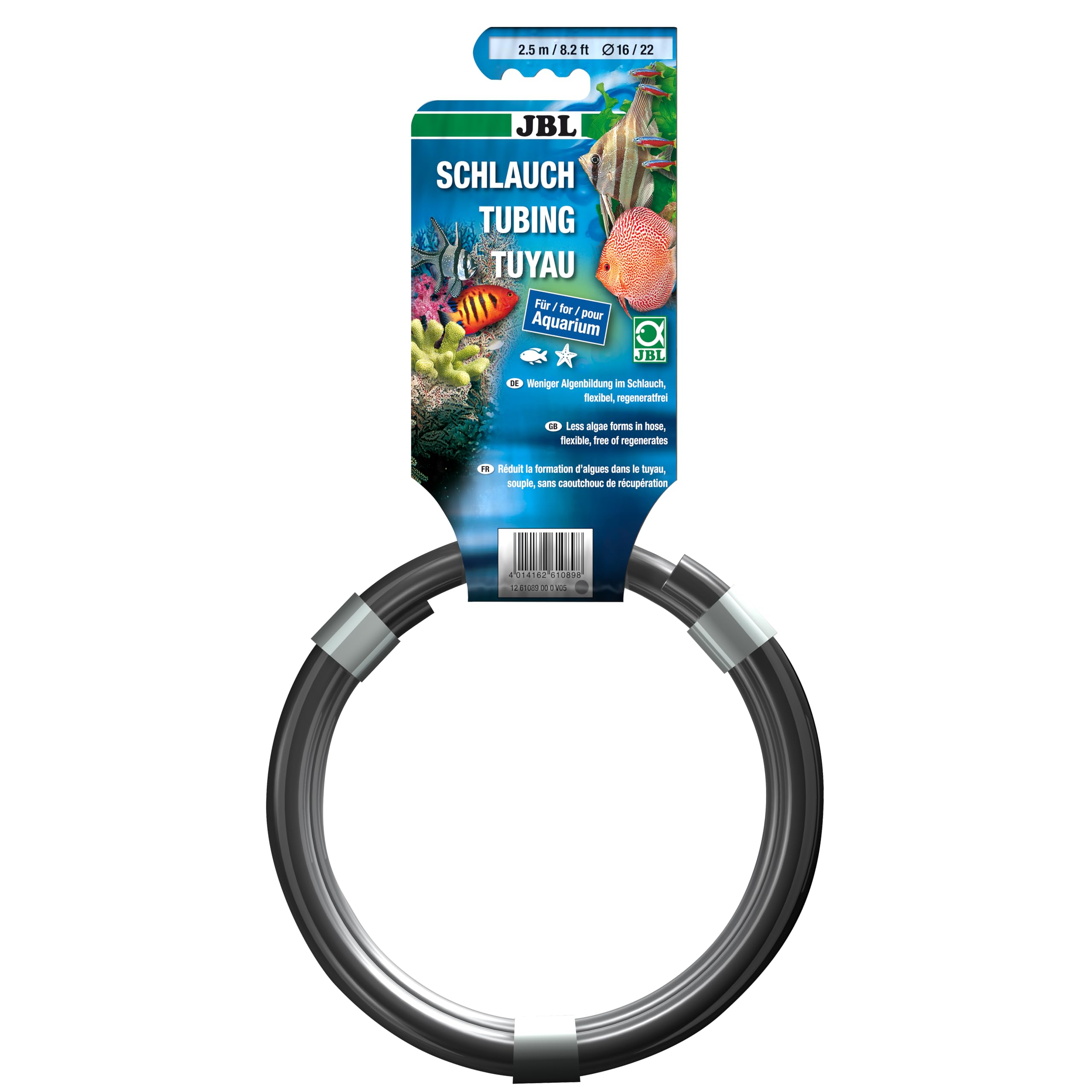 JBL Air Hose 2.5 m length, 16/22 mm diameter, Grey , Aqua Hose, 6108900 โ image 1