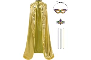 Regenboog Mardi Gras Cape Cape Cloak for Women and Men,Mardi Gras Costume Accessories Adult,Halloween Cotstume