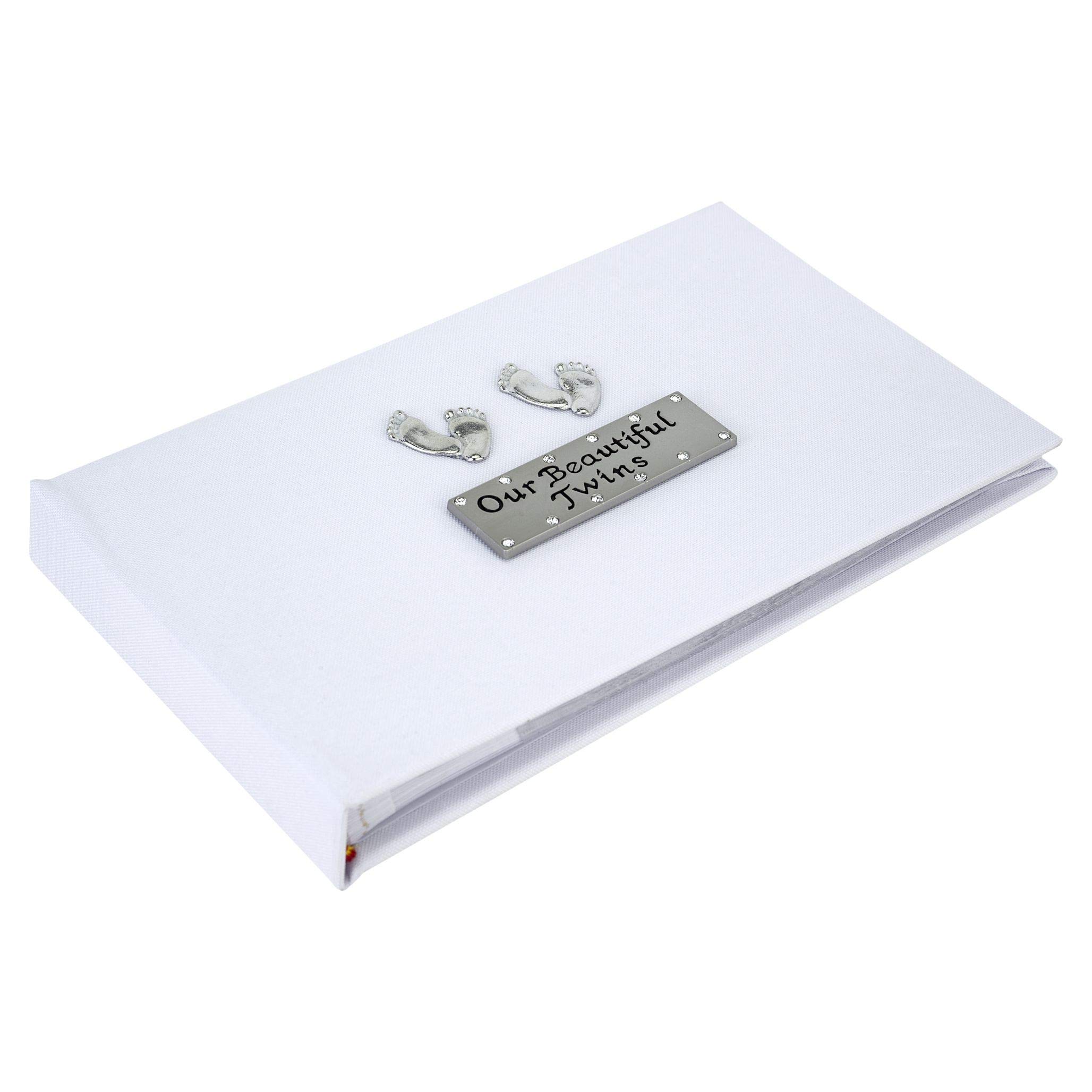 Twins Pocket Sized Footprint Photo Album