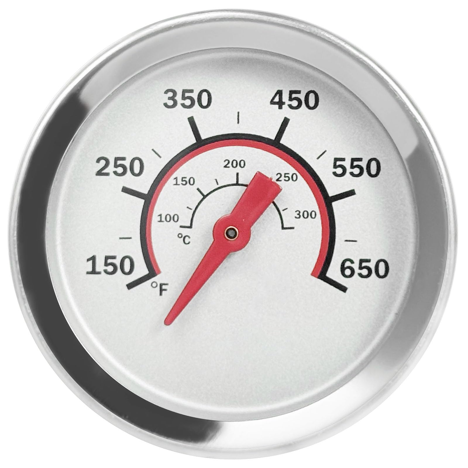 Photo 1 of 1.8" Lid Temperature Gauge G432-8L00-W1 for Charbroil Grill Thermometer Replacement Charbroil Advantage & Tru-Infrared Performance 463625217 463229521 463238218 463243518 463274419 Heat Indicator etc.
