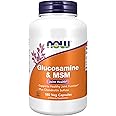 NOW Supplements, Glucosamine & MSM plus Chondroitin Sulfate, Joint Health*, 180 Veg Capsules