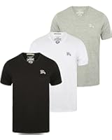 Tokyo Laundry Mens Lowe 3 Pack V-Neck Cotton T-Shirt Sets
