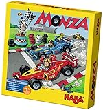 HABA Monza A Car Racing Board Game Encouraging Tactical Thinking - Ages 5 and up
