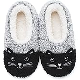 The Metluks Cute Animal House Slippers, Warm Fuzzy Slipper Socks with Grippers Non Slip, Cozy Funny Gifts