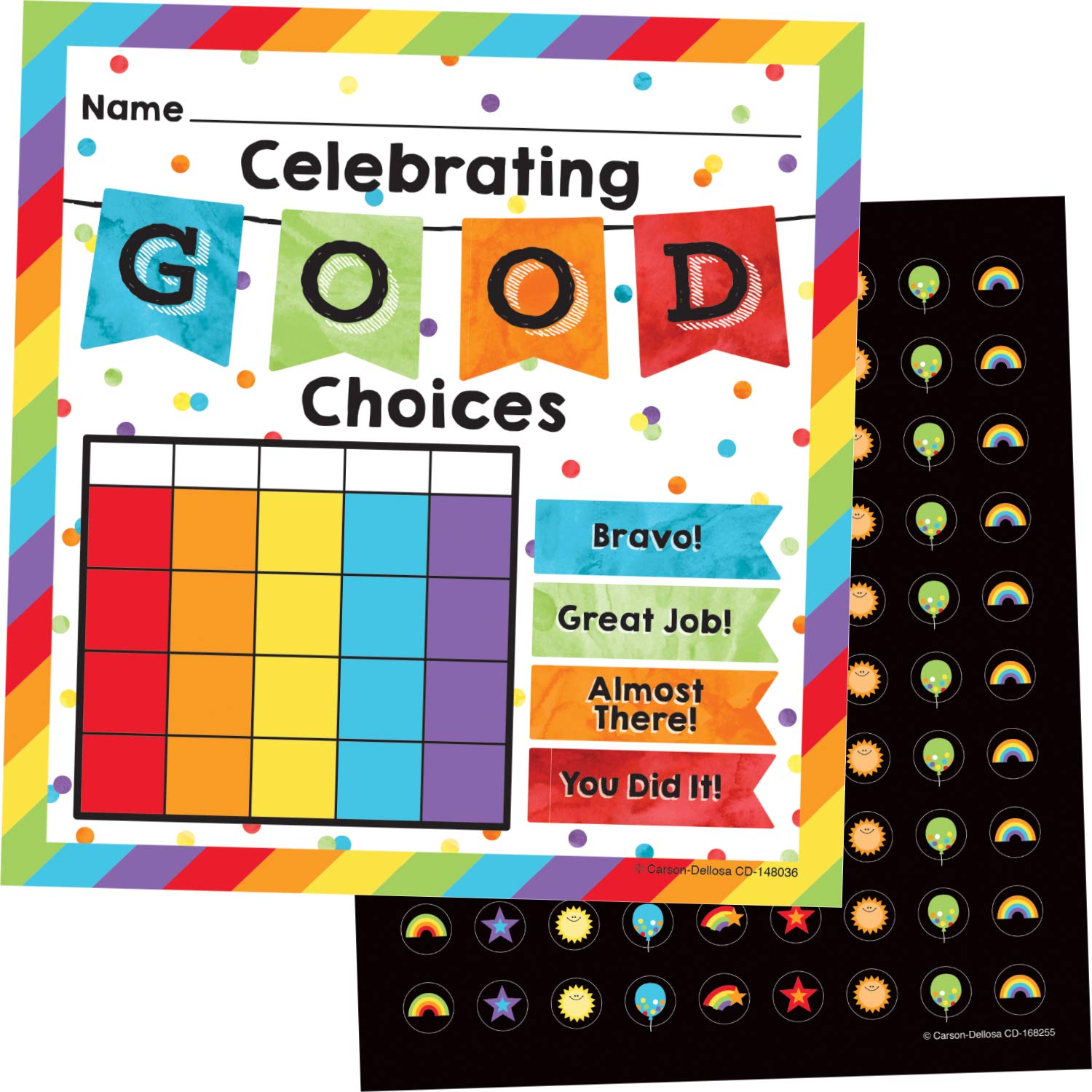 Carson Dellosa Celebrate Learning Mini Incentive Charts (148036)