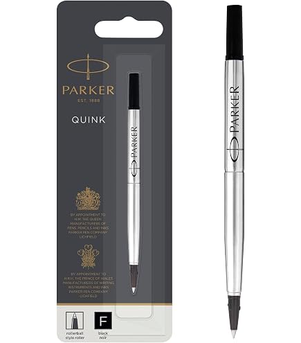 Amazon.com : PARKER QUINKflow Ballpoint Pen Ink Refill, Fine Tip