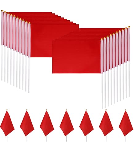 Made In USA Eleven 4x6 Aruba Desk Table Flags Set W/Wooden Stick
