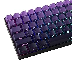 dagaladoo PBT keycap Sets,Side Printed keycaps 75