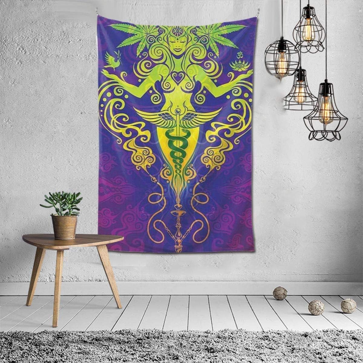N/A Wall Tapestry Hippie Art Tapestry Wall Hanging Home Decor Extra