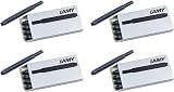 Lamy T10 Ink Cartridges Set of 4 Large Capacity Black 1.25 ml each