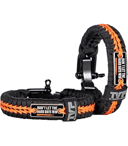 Bracelet de Survie Noir en Paracorde Tressée Fernando | Bijouterie MBH