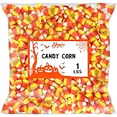 Candy Corn Candies, Pack of Halloween Candy, Trick or Treat, Bulk, 1 lb | Halloween Party, Thanksgiving Dessert Buffets, Mini Candy Corn Everyday Snacking During the Fall Season