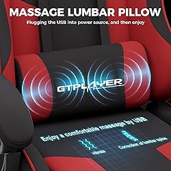 GTPLAYER Gaming Chair, Computer Chair with Footrest