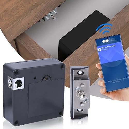 EEOO RFID Cabinet Lock, NFC Supported Hidden Cabinet Lock, RFID Lock ...