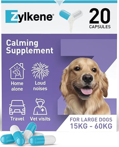 Zylkene Calming Supplements for Large Dogs 450mg 20 Capsules