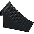 Vestil RWC-11 Rubber Wheel Chock with Handle, 7" Width, 7-3/4" Height, 10" Length