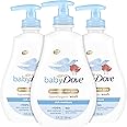 Baby Dove Baby Wash and Shampoo Baby Bath Products for Baby's Delicate Skin Rich Moisture Washes Away Bacteria, Tear-Free and