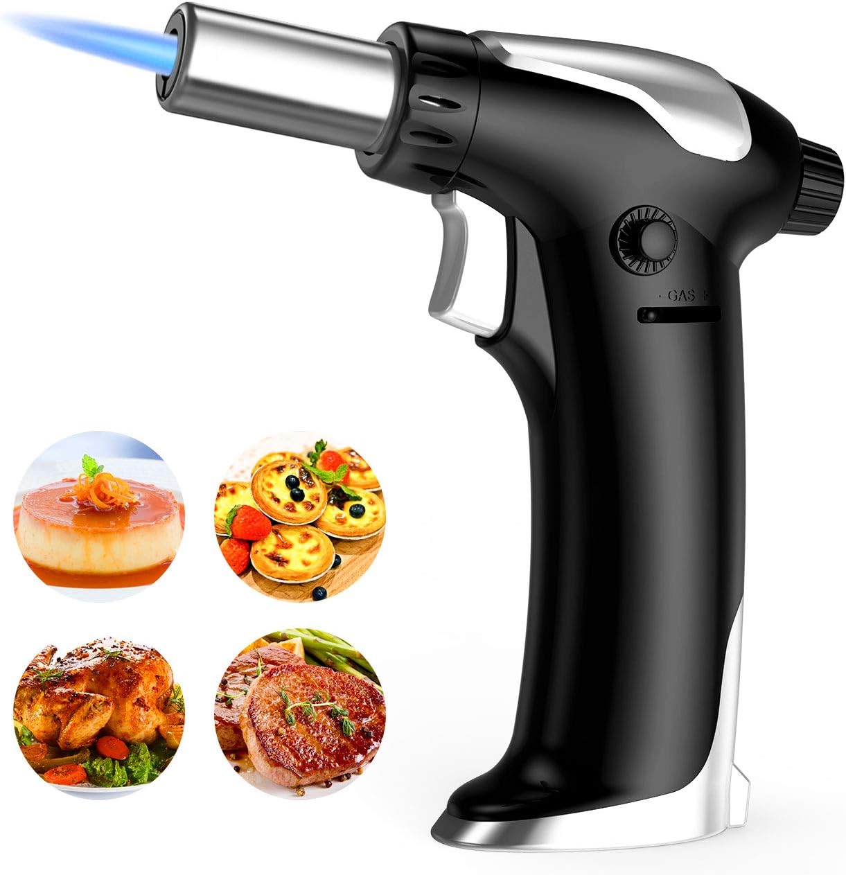 fiamma ossidrica per la cottura della carne