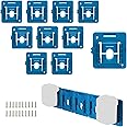 10 Pack Battery Holder Compatible with Makita 18V Battery,Wall Mount Batteries Storage Fit for BL1860 BL1850 BL1840 BL1830 (w