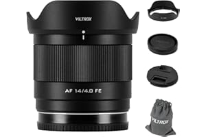 VILTROX 14mm F4.0 FE Prime Lens,Full Frame Wide Angle Auto Focus Lens for Sony Mirrorless Cameras a7 a7II a7III a7R a7RII a7R