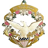1998 White House Christmas Ornament, The American Bald Eagle and Shield