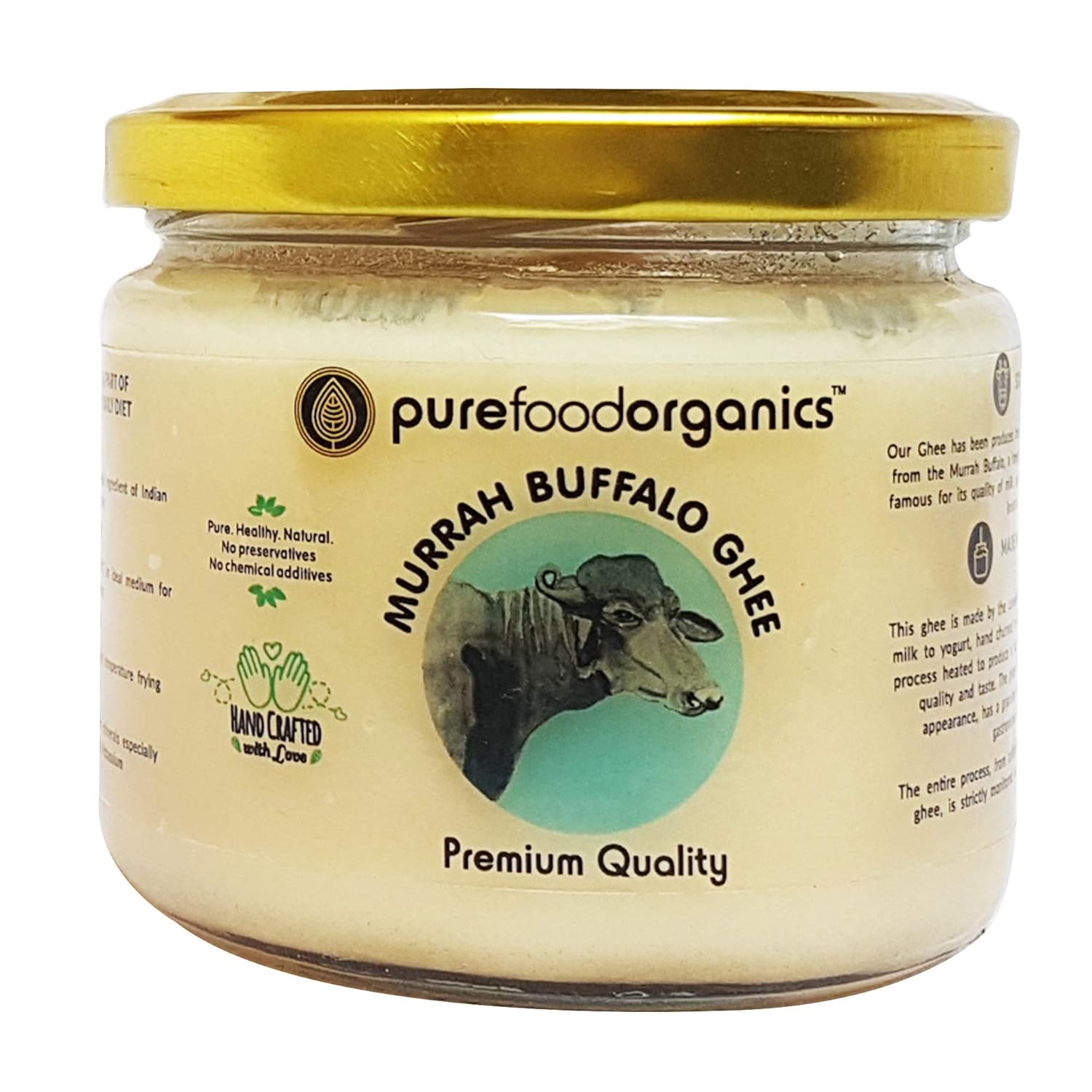 Murrah Buffalo Ghee 250ml Made from Murrah Buffalo