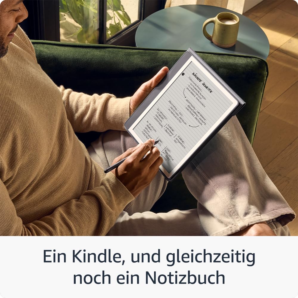 Kindle Scribe (2024 Release) 32 GB, ein Amazon Plant Based Cover und ein Amazon Powerfast 9W Netzteil 2