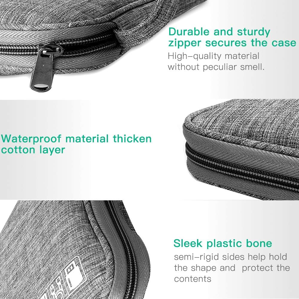 HCFGS Electronics Accessories Organizer Bag, Travel Cable Organiser Bag - Image 4