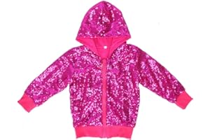 Cilucu Kids Jackets Girls Boys Sequin Zipper Coat Jacket for Toddler Birthday Christmas Clothes