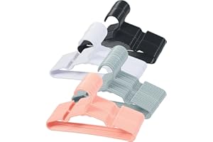 VIIBASE 80 pcs Baby Nursery Closet Hangers,Non-Slip Laundry Infant Pant Hanger for Newborn Clothes Gift,Ultra-Thin Child Coat Hanger for Girl Boy Toddler Kid