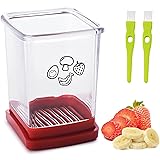 Cup Slicer Fruit, Stainless Steel Strawberry Slicer