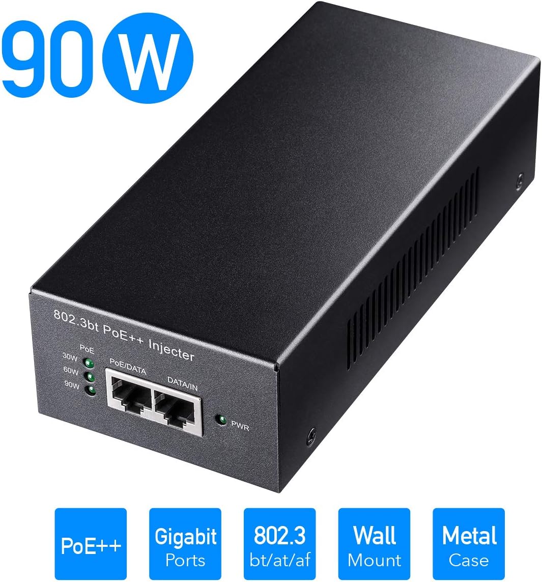 Cudy POE400 90W Gigabit PoE++ Injector, 802.3 bt PoE++: Amazon.de ...