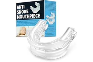 ROOHO Anti Snoring Mouth Guard,Anti Snoring Mouthpiece,Anti-Snoring Device,Snoring Solution Comfortable and Adjustable Helps Stop Snoring for Men Women